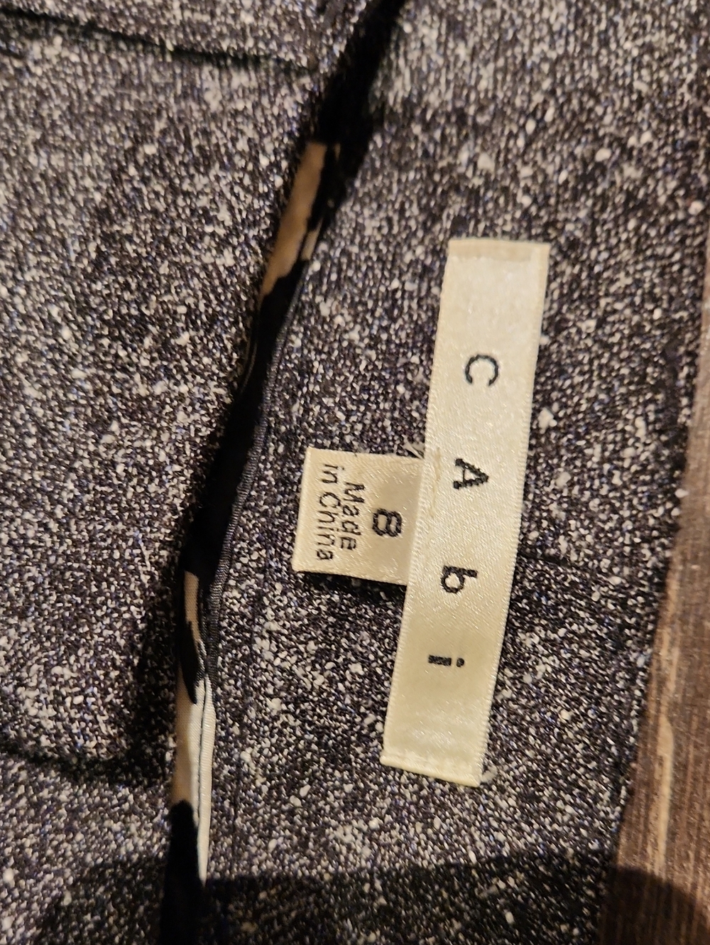 โค๏ธ CABI SOHO SPECKLE TWEED WIDE LEG PANTS AND VEST SET - Picture 7 of 15
